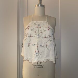 American eagle Outfitters embroidered top
